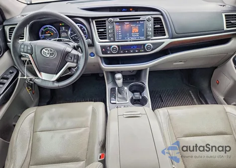 2015 Toyota Highlander Hybrid Limited from USA, damaged, VIN 5TDDCRFHXFS009269